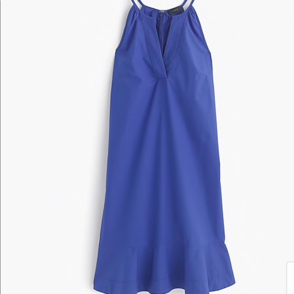 Jcrew flutter hem dress